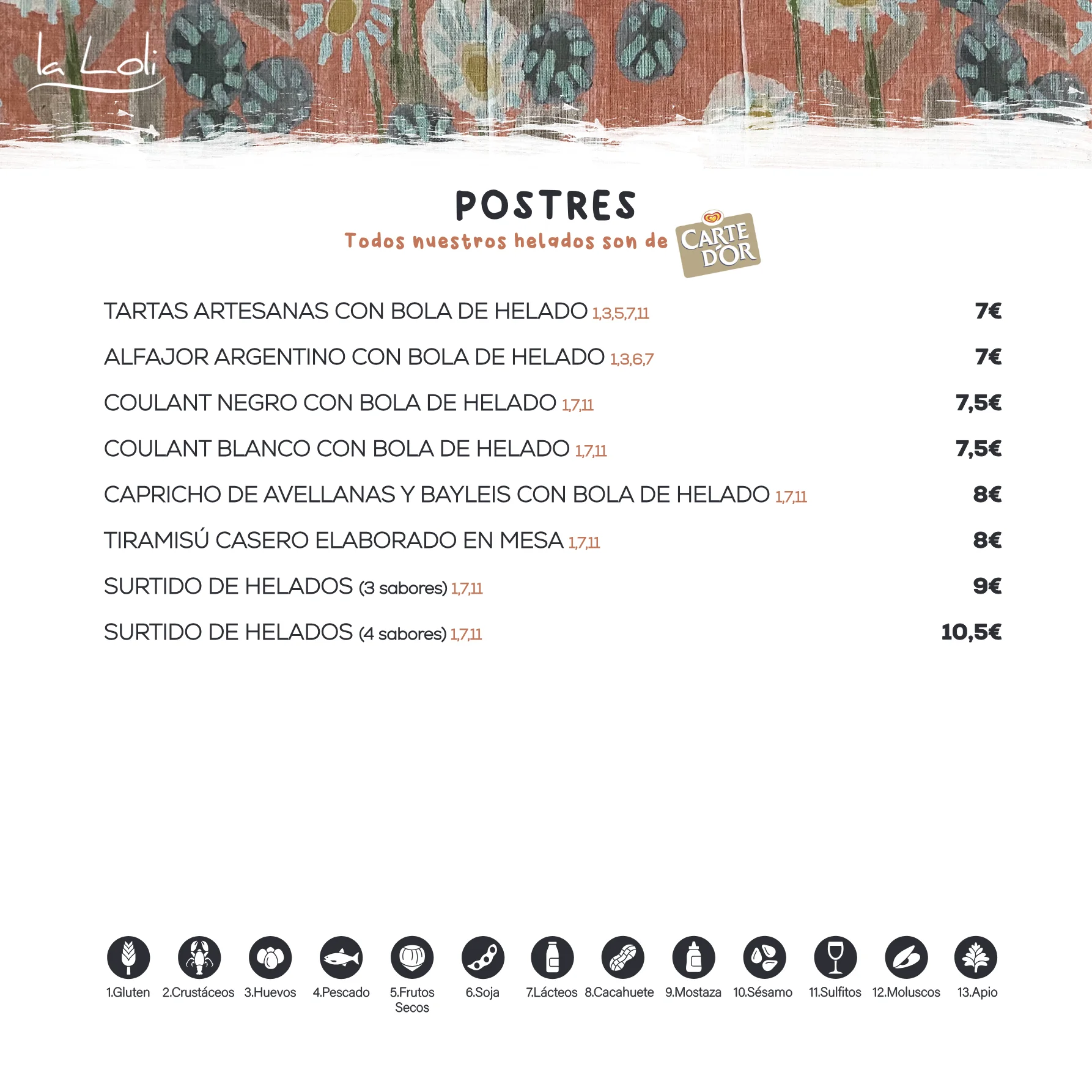 Carta La Loli Gastrobar - página 7 de 10
